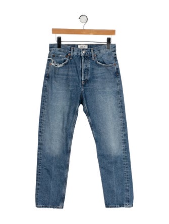 AGOLDE Mid-Rise Straight Leg Jeans