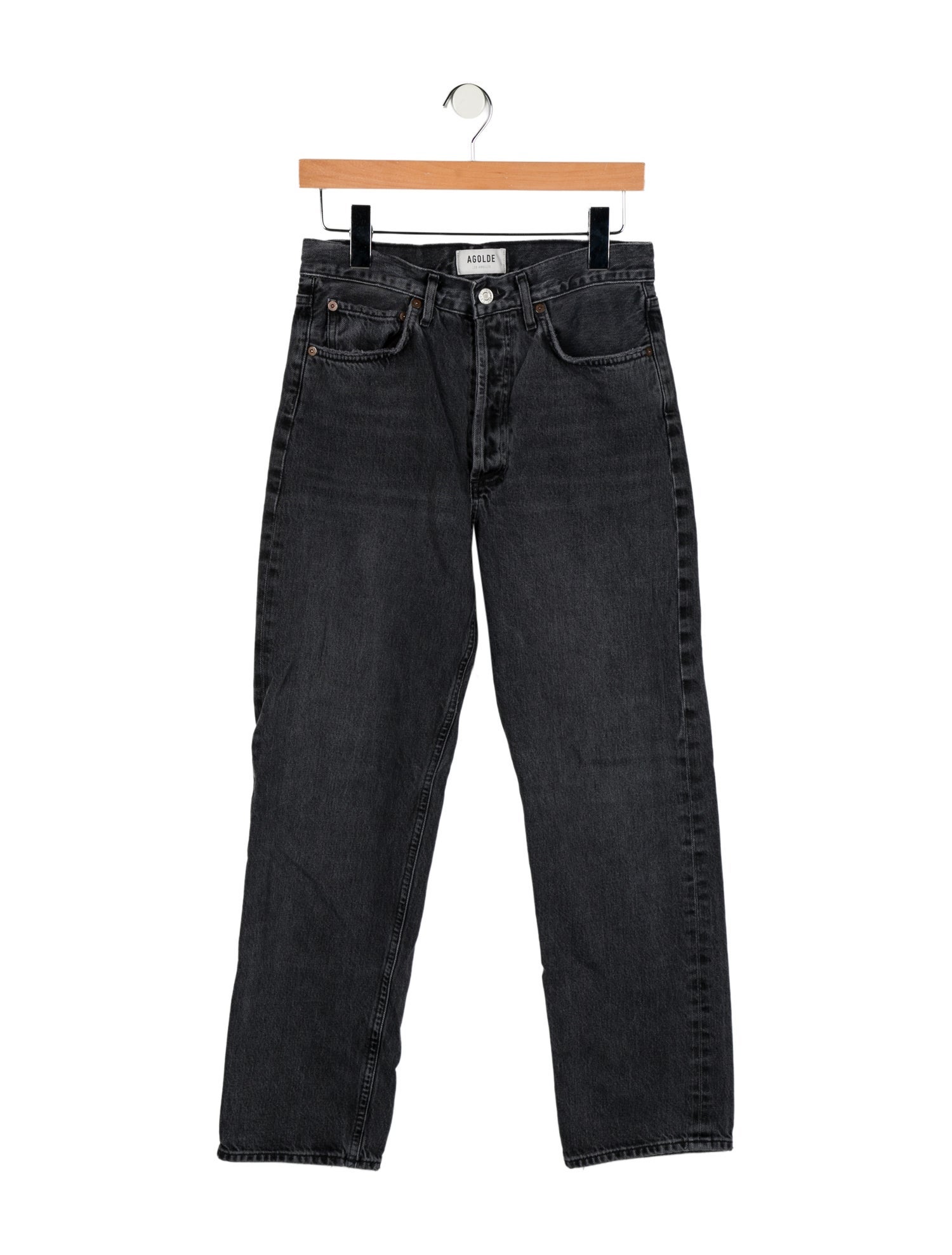 AGOLDE High-Rise Straight Leg Jeans
