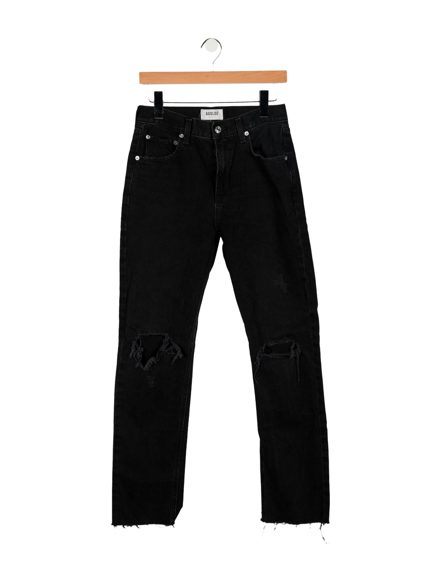 AGOLDE High-Rise Straight Leg Jeans