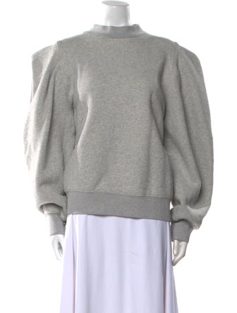 AGOLDE Mock Neck Long Sleeve Sweatshirt