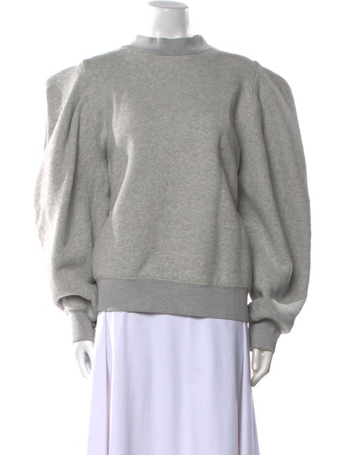 AGOLDE Mock Neck Long Sleeve Sweatshirt