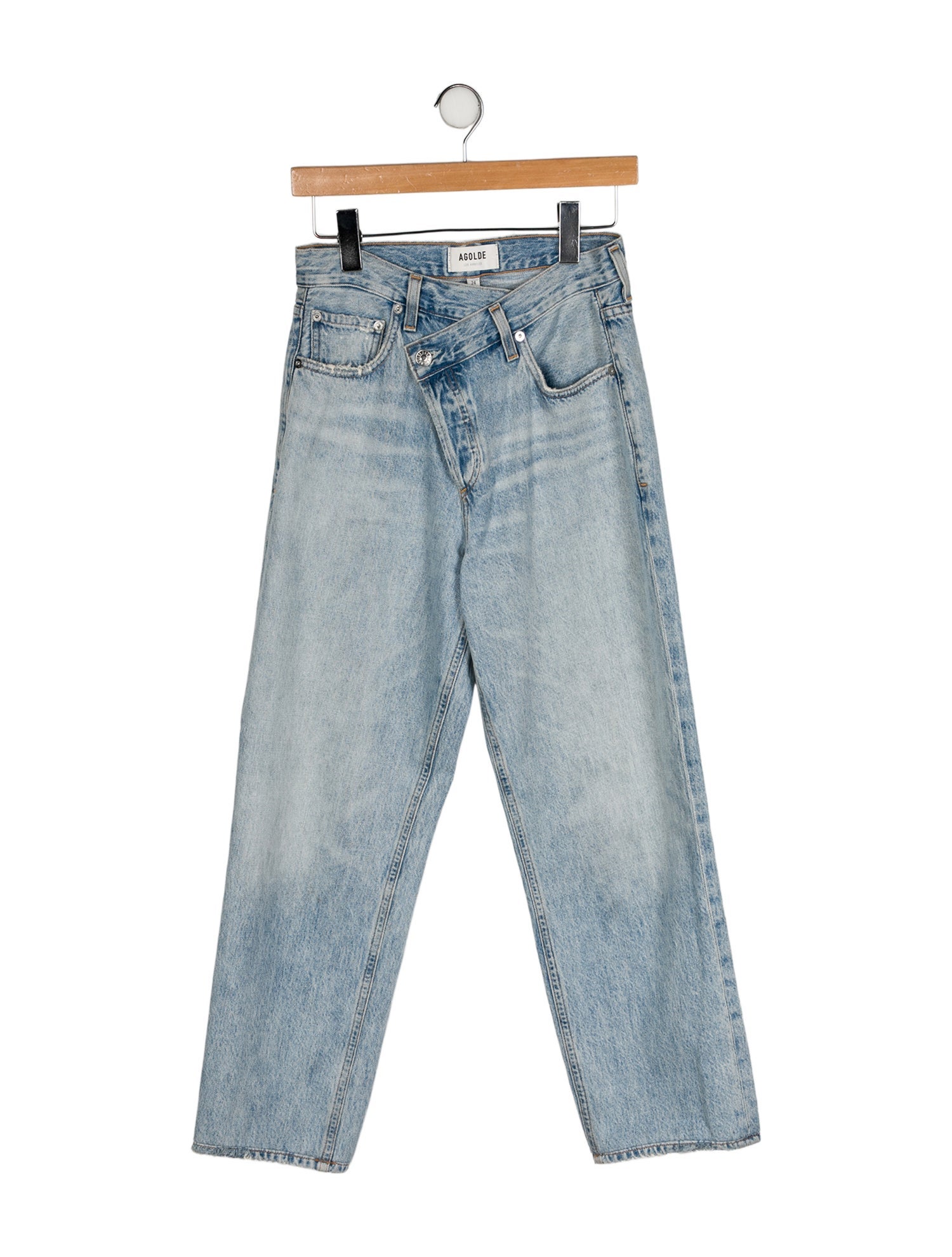 AGOLDE High-Rise Straight Leg Jeans