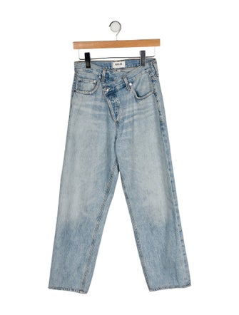 AGOLDE High-Rise Straight Leg Jeans
