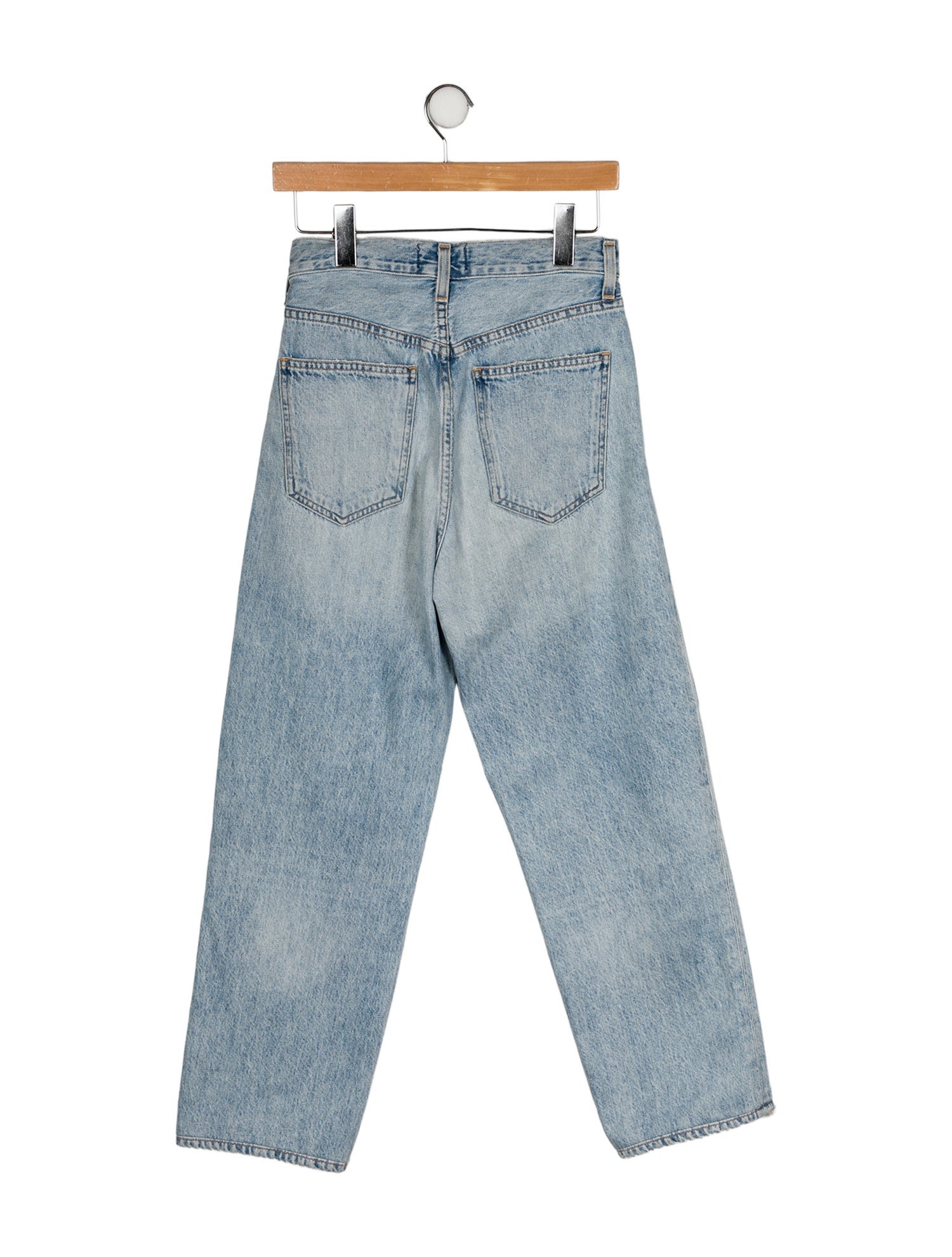 AGOLDE High-Rise Straight Leg Jeans