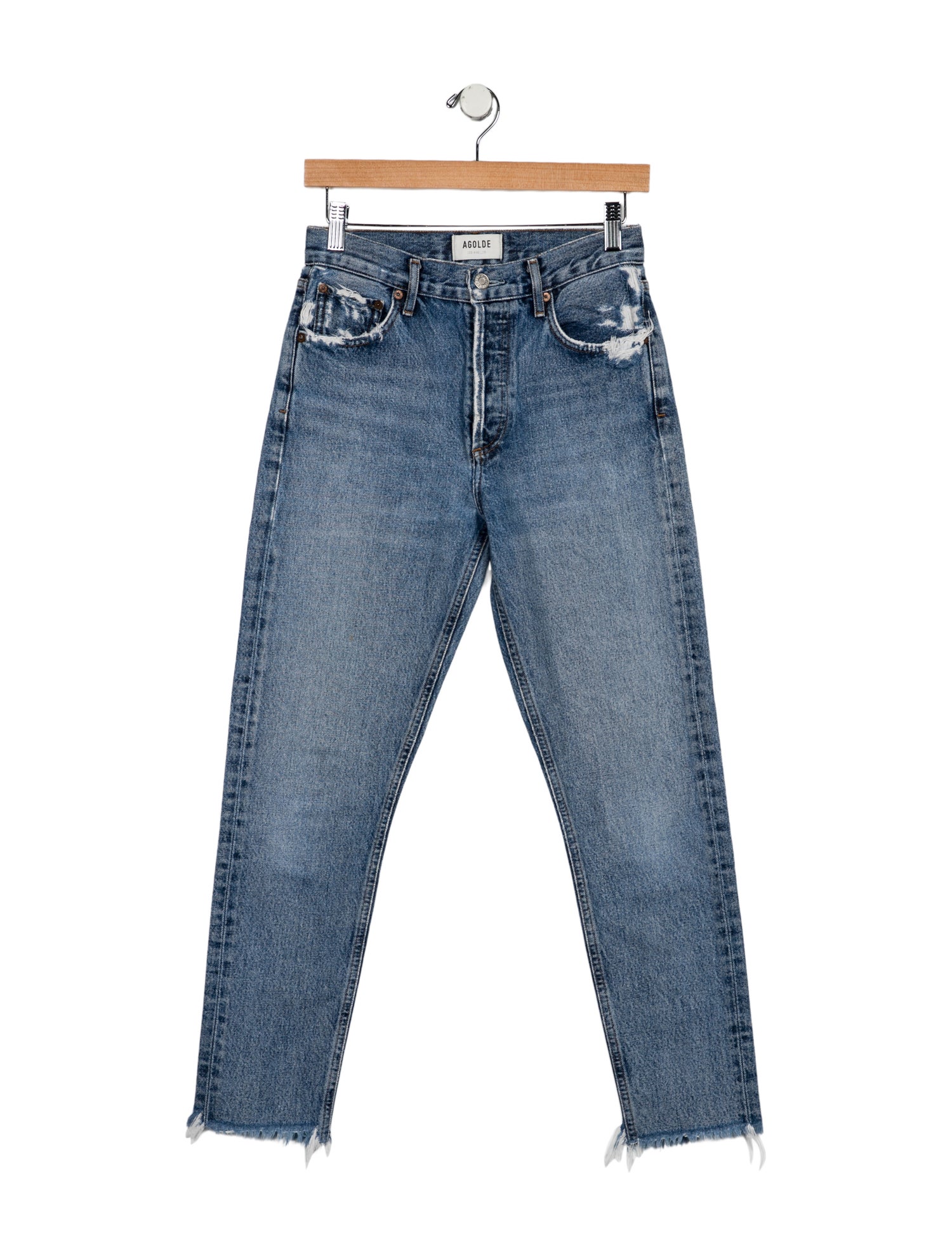 AGOLDE Mid-Rise Skinny Leg Jeans