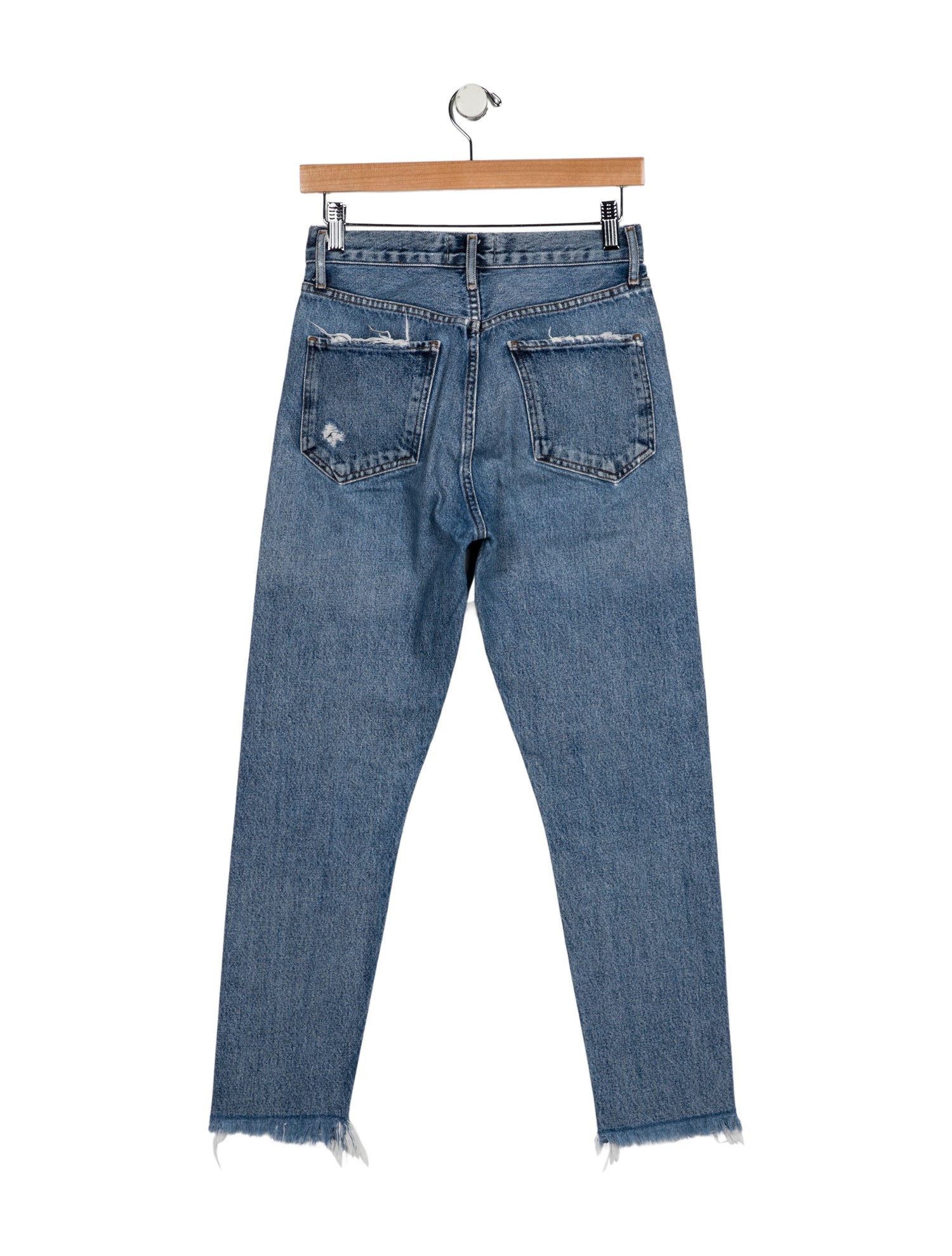 AGOLDE Mid-Rise Skinny Leg Jeans
