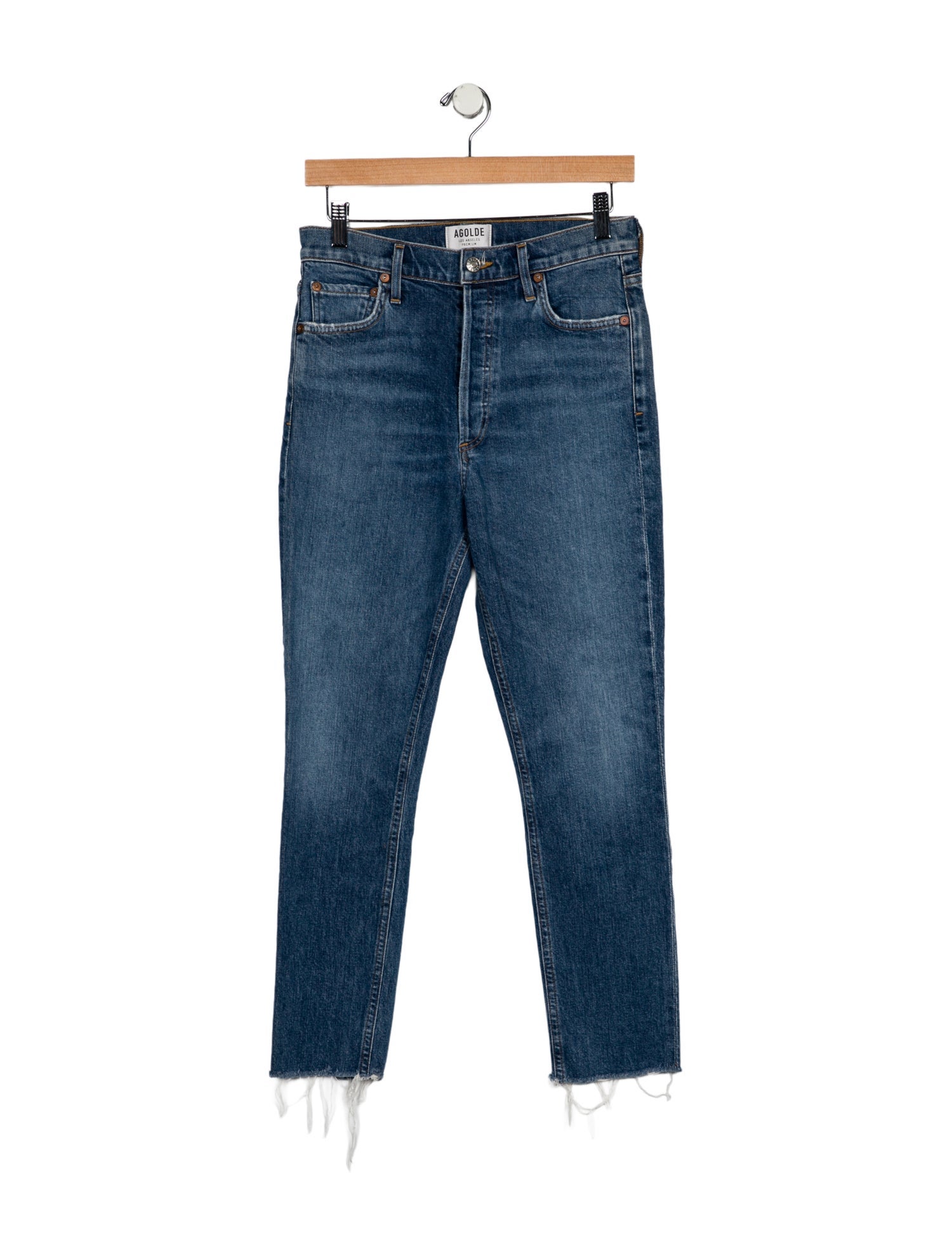 AGOLDE High-Rise Skinny Leg Jeans