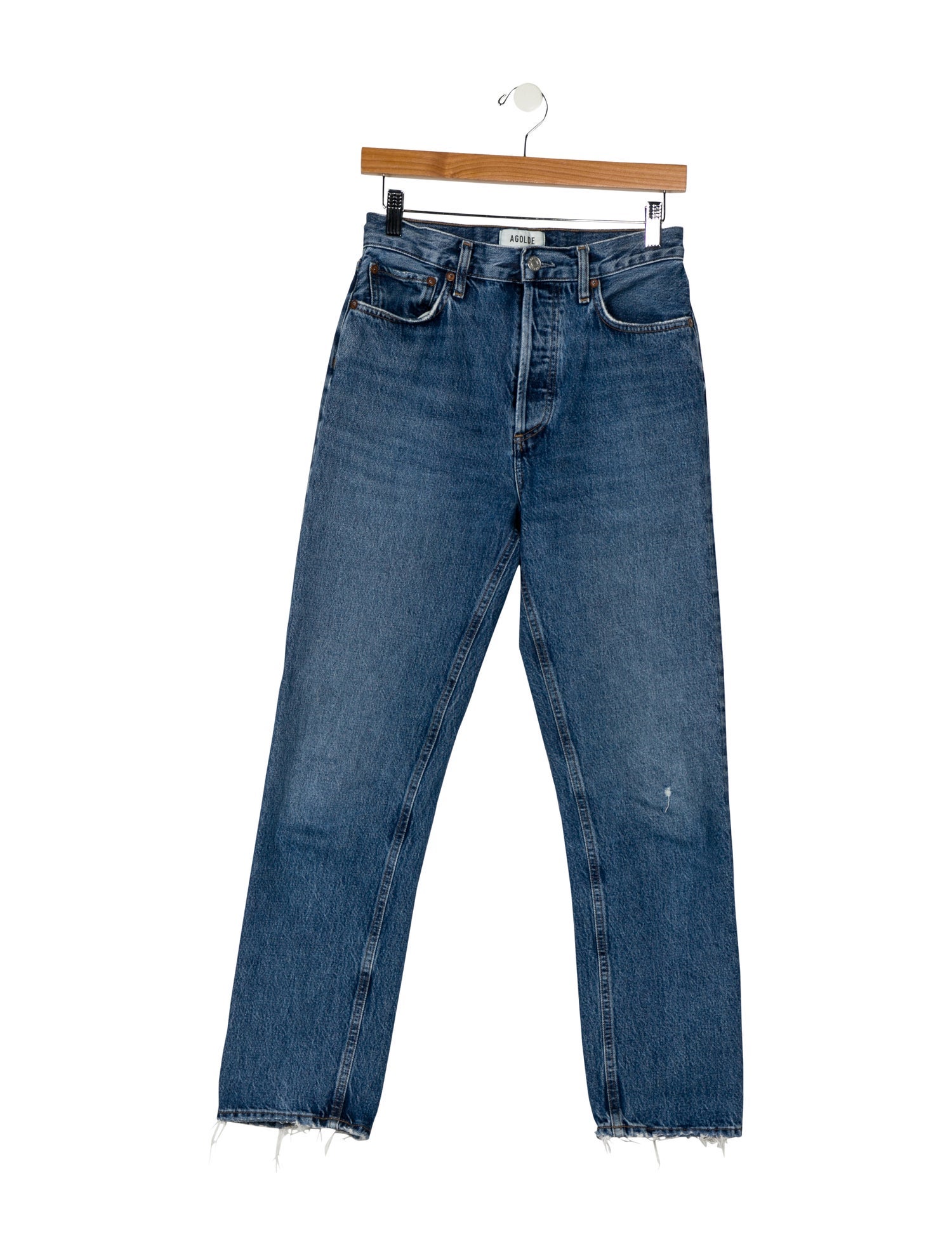 AGOLDE High-Rise Straight Leg Jeans