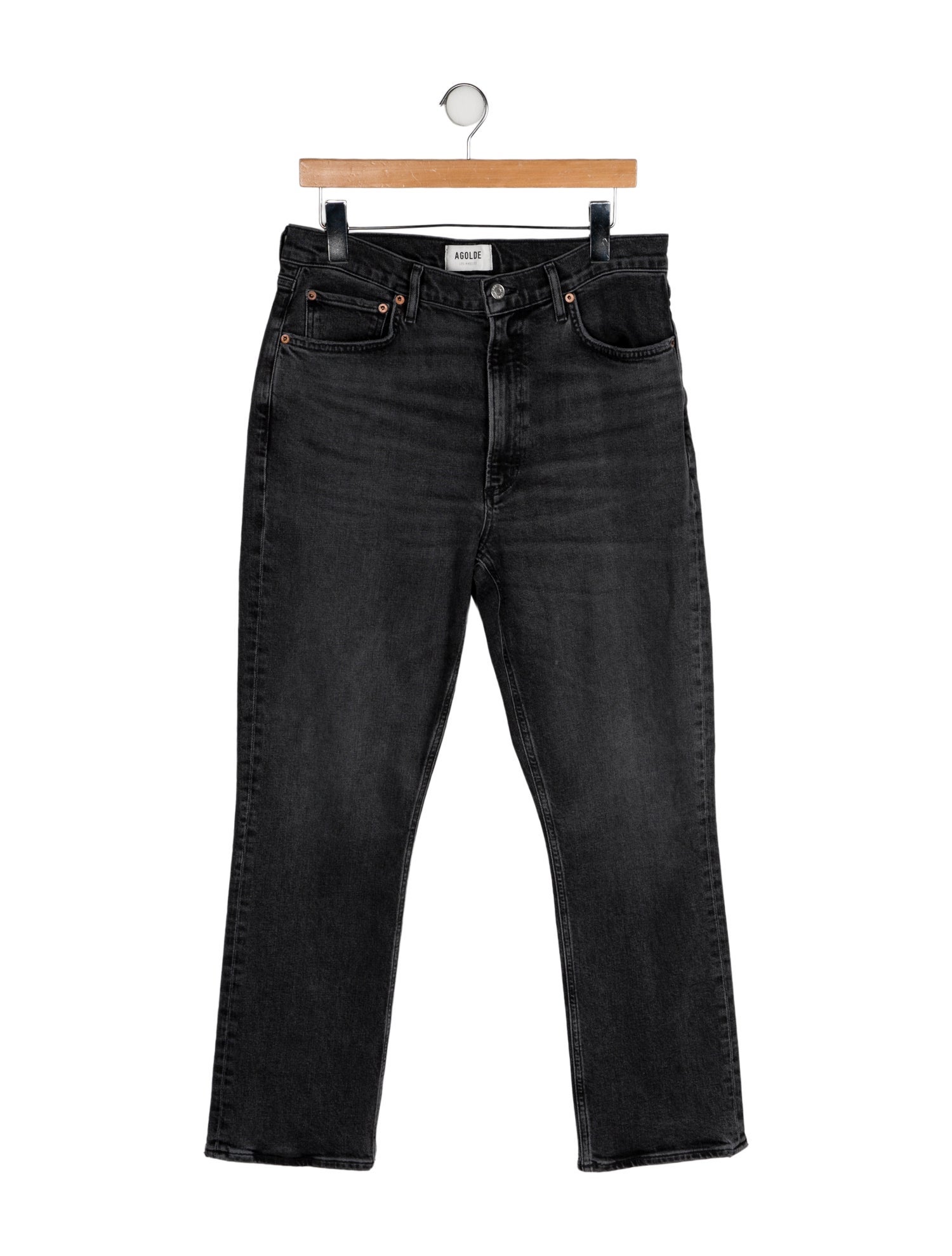 AGOLDE High-Rise Straight Leg Jeans
