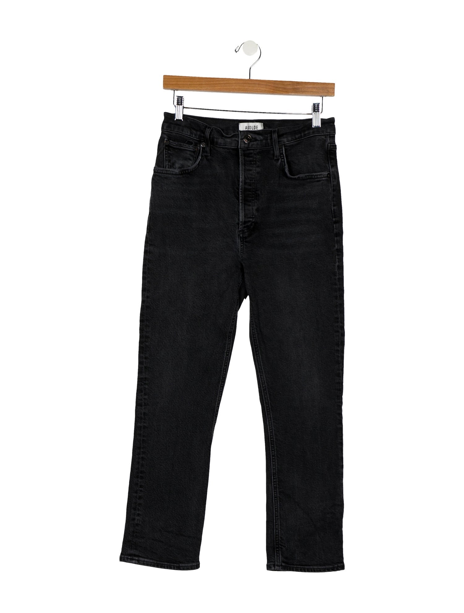 AGOLDE High-Rise Straight Leg Jeans