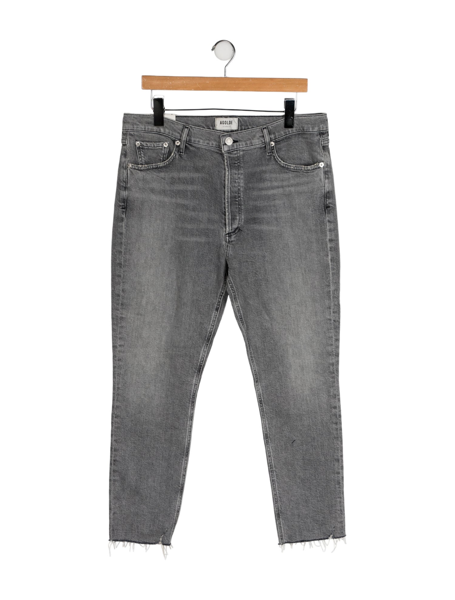AGOLDE High-Rise Straight Leg Jeans