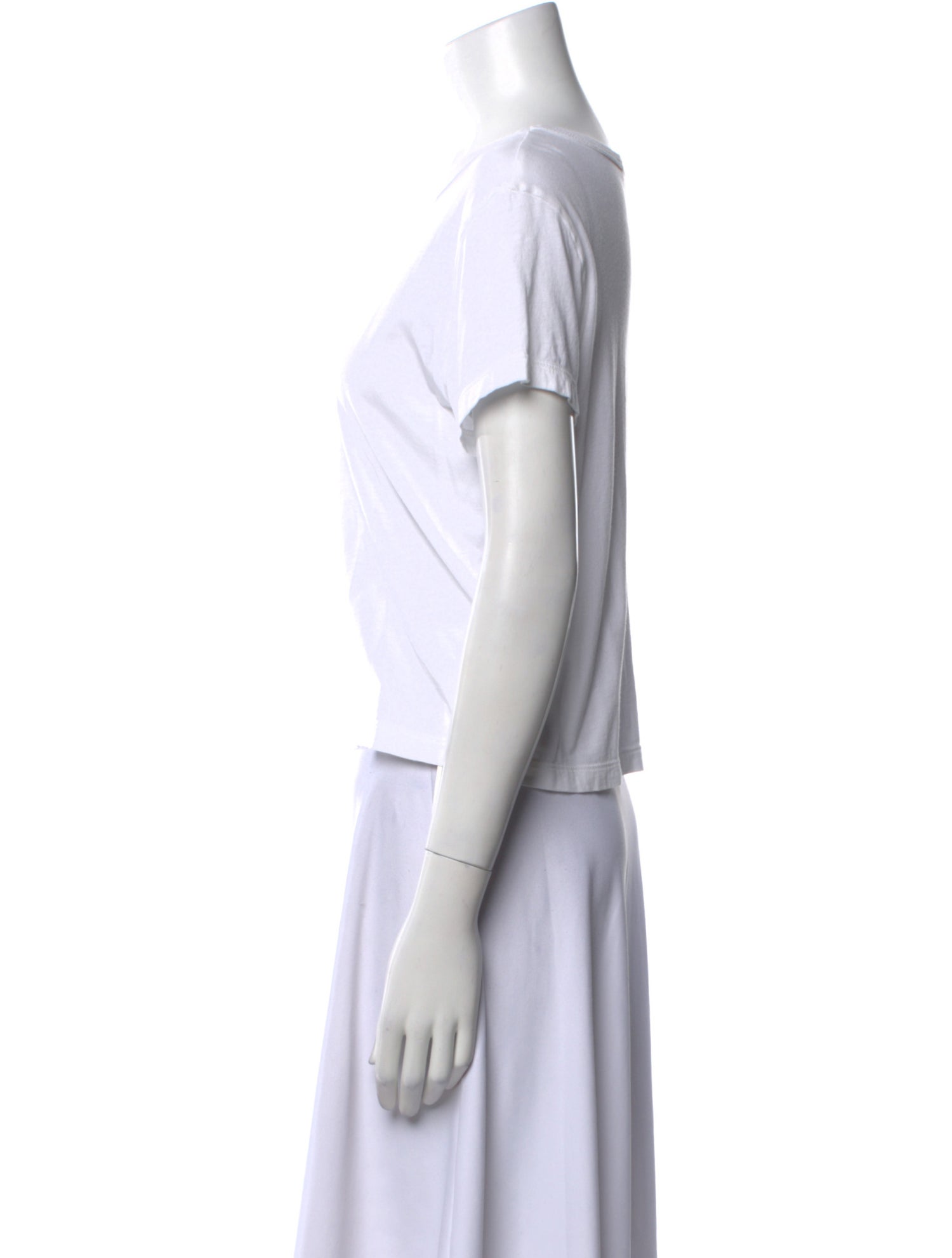 AGOLDE Scoop Neck Short Sleeve T-Shirt