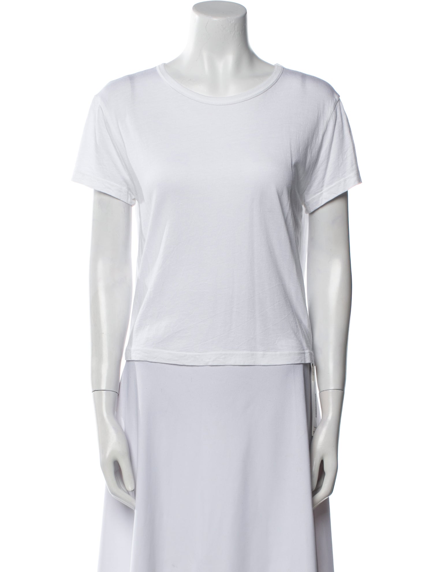 AGOLDE Scoop Neck Short Sleeve T-Shirt