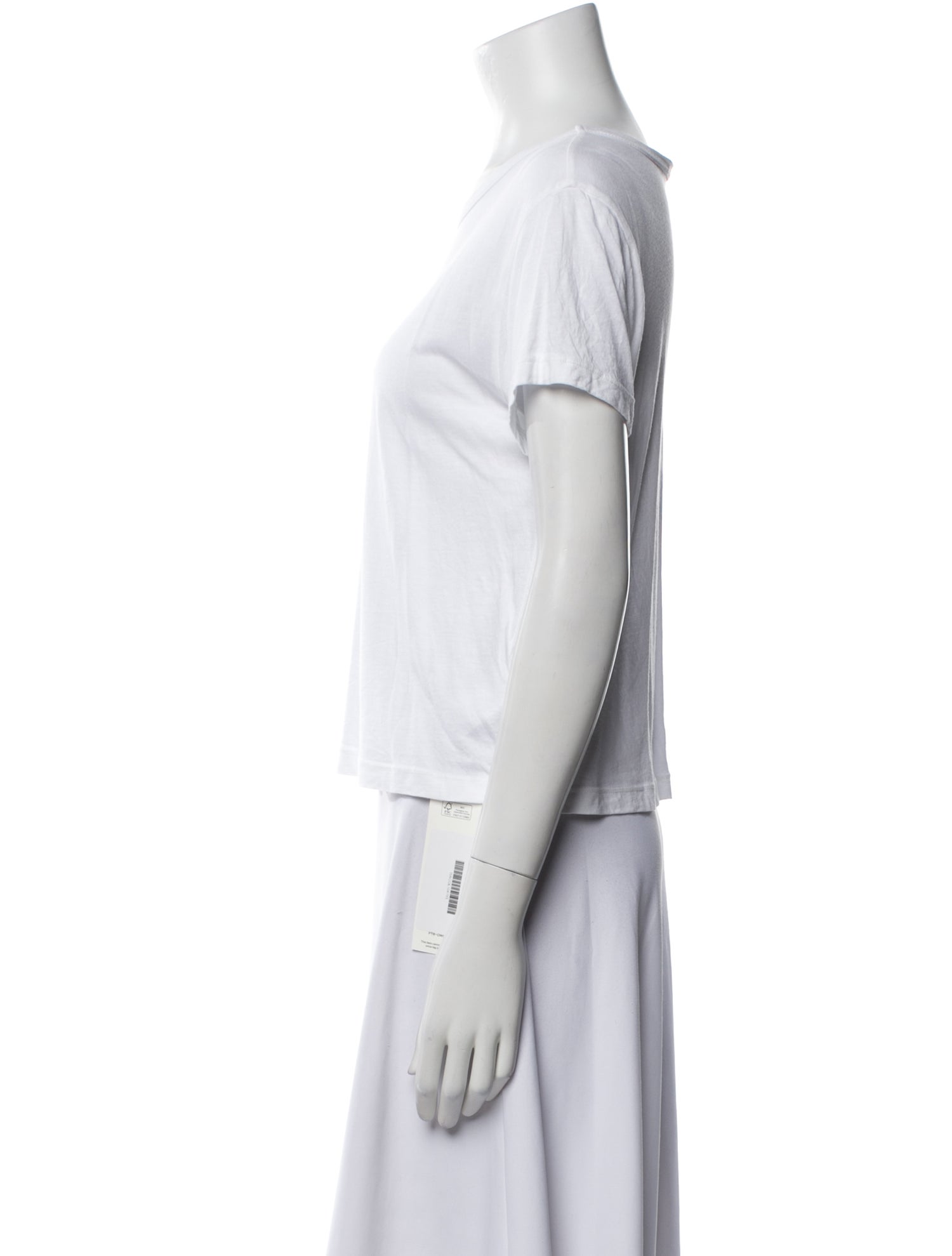 AGOLDE Scoop Neck Short Sleeve T-Shirt