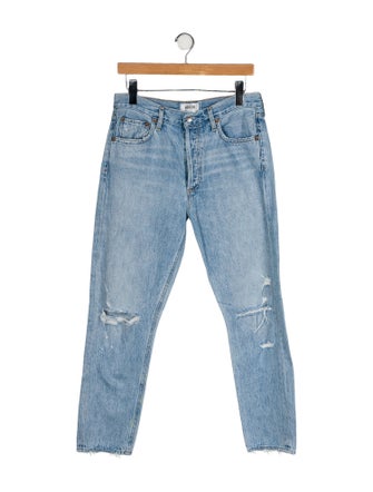 AGOLDE High-Rise Straight Leg Jeans