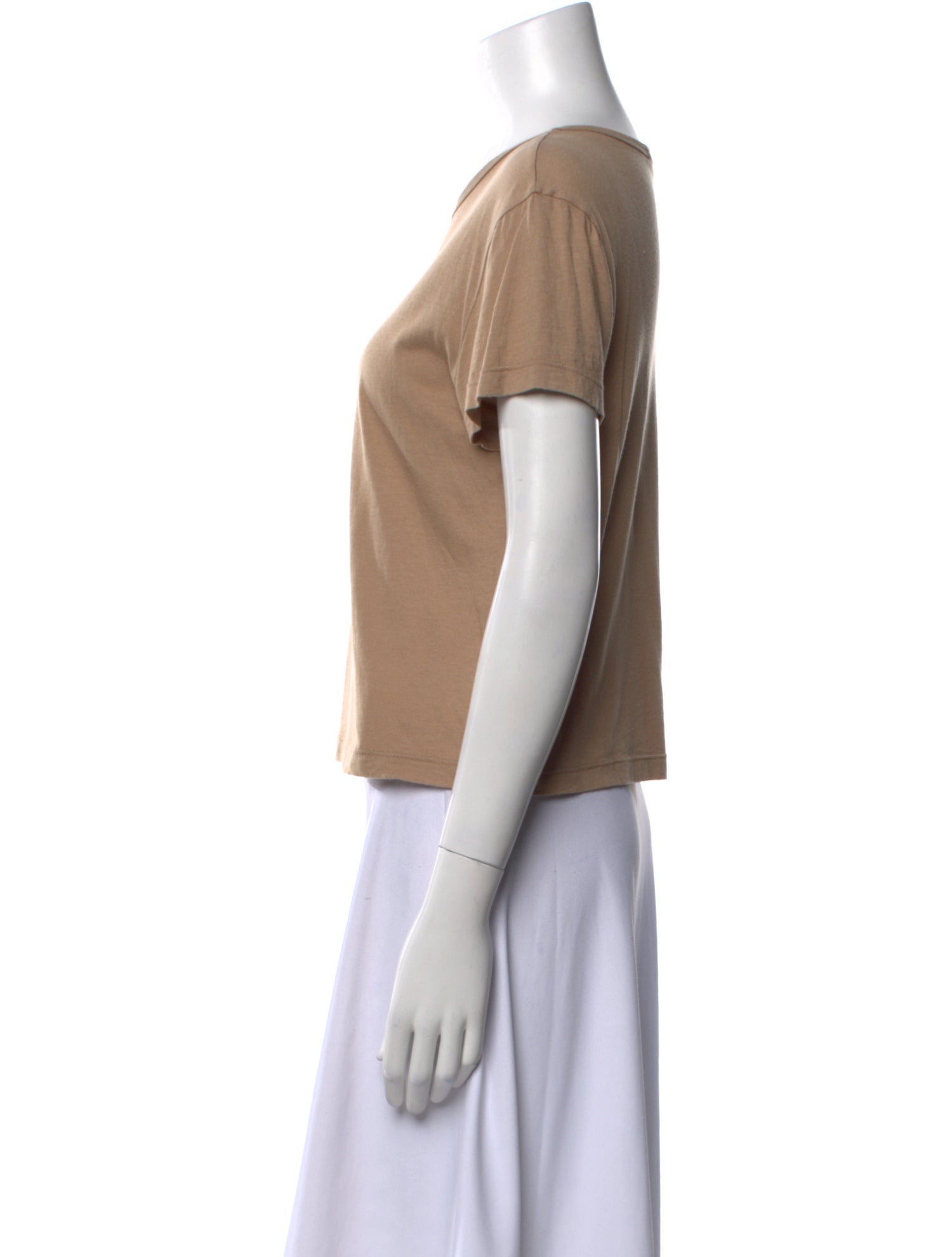 AGOLDE Scoop Neck Short Sleeve T-Shirt