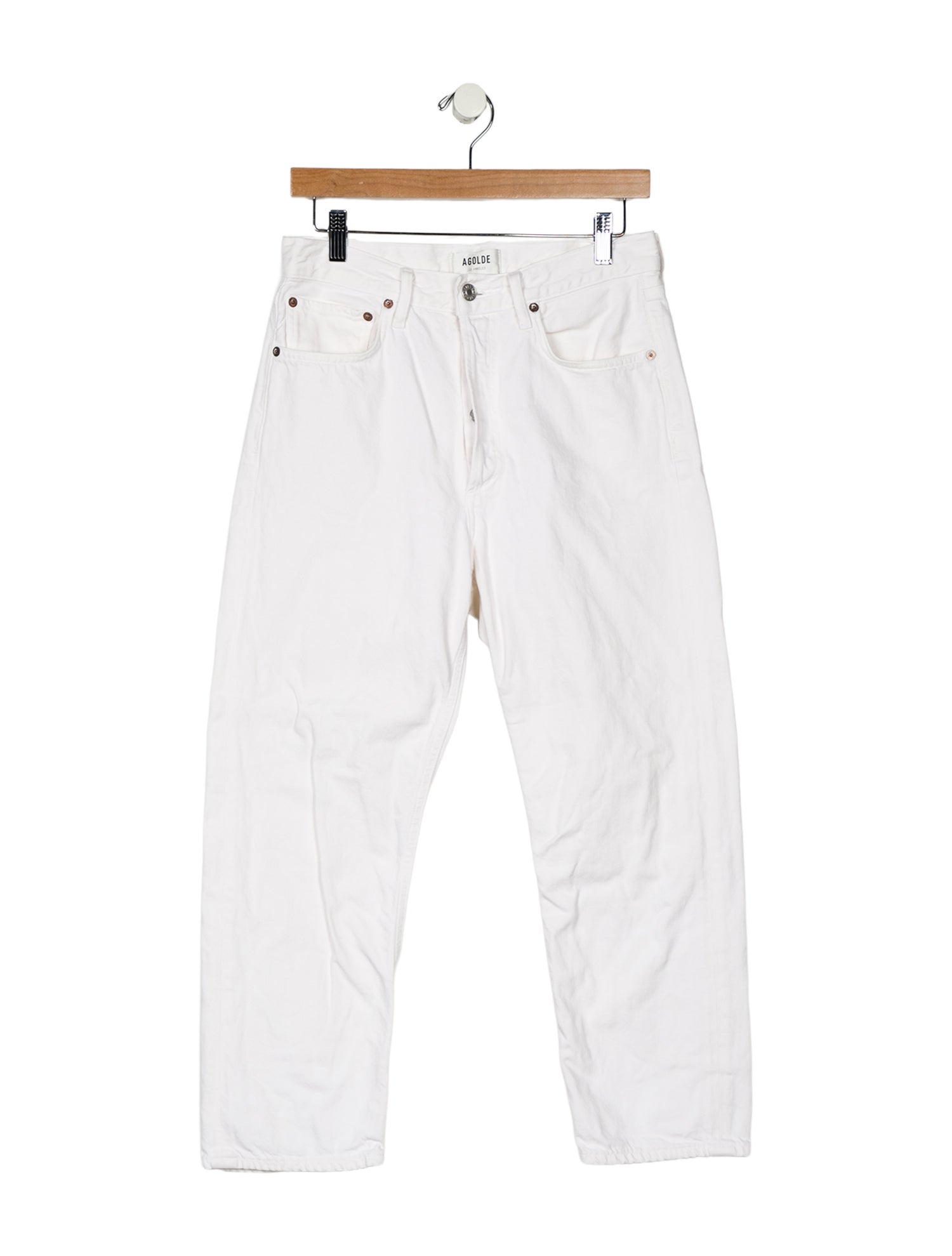 AGOLDE High-Rise Straight Leg Jeans