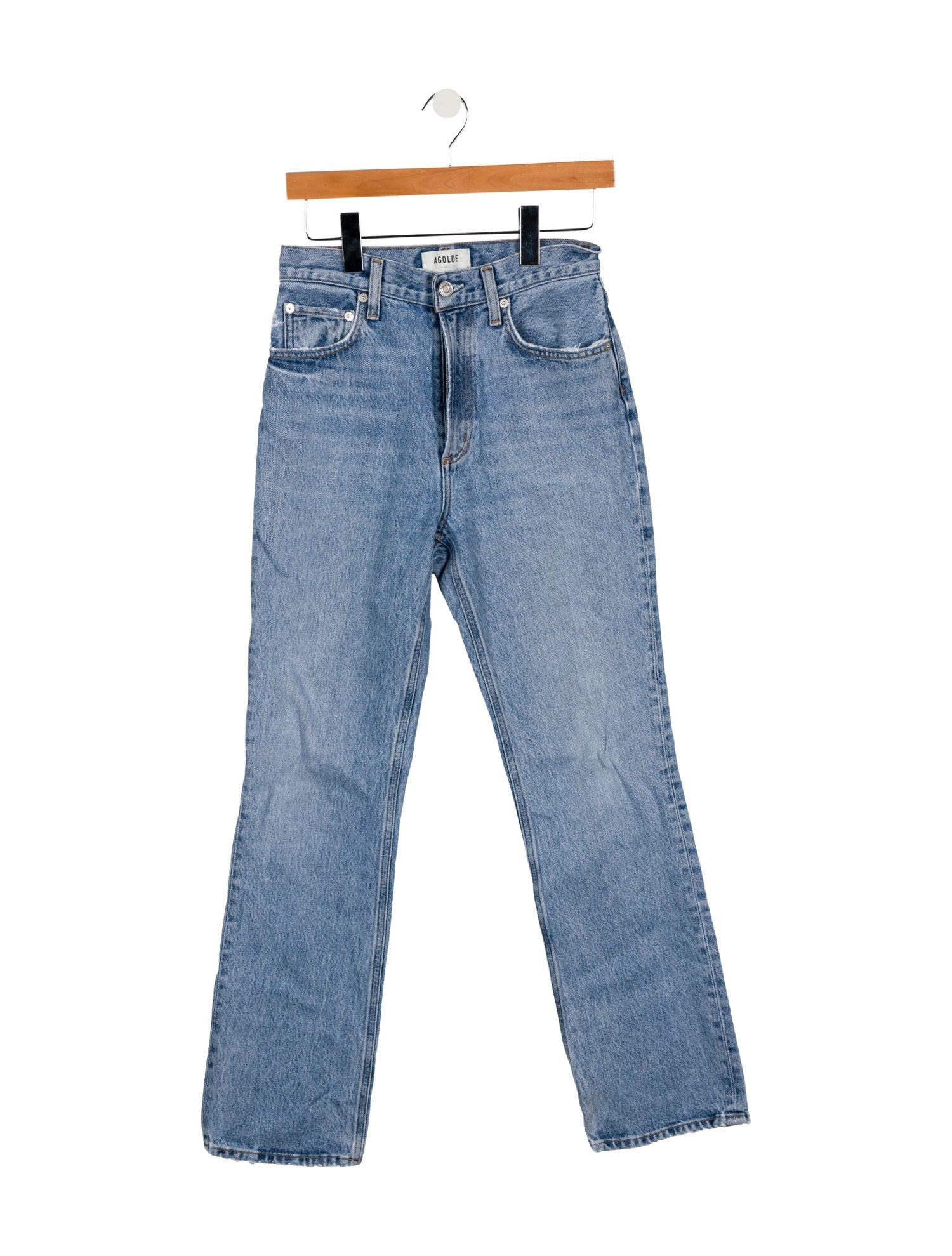 AGOLDE High-Rise Straight Leg Jeans