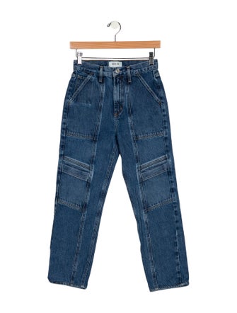 AGOLDE Mid-Rise Straight Leg Jeans
