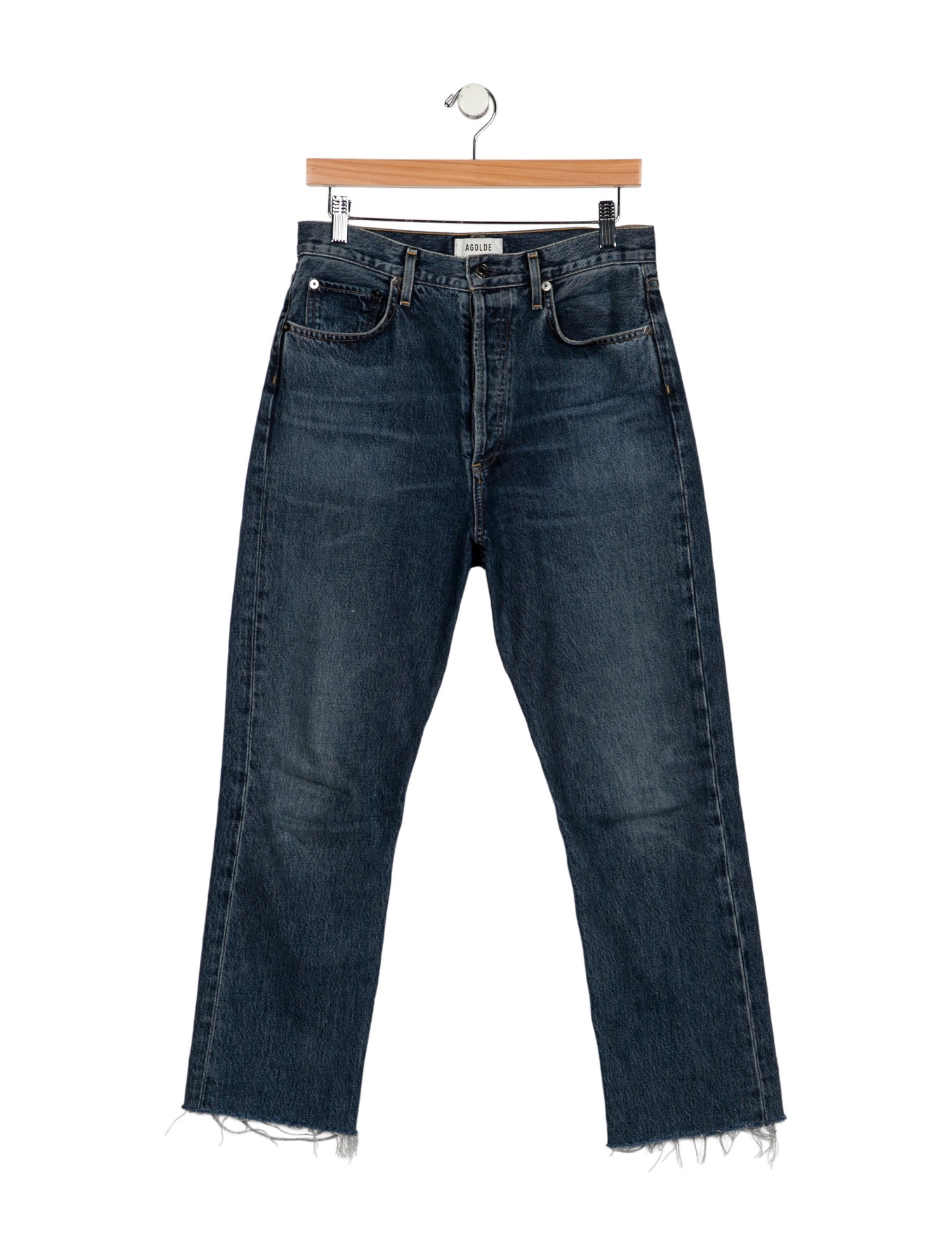 AGOLDE High-Rise Straight Leg Jeans