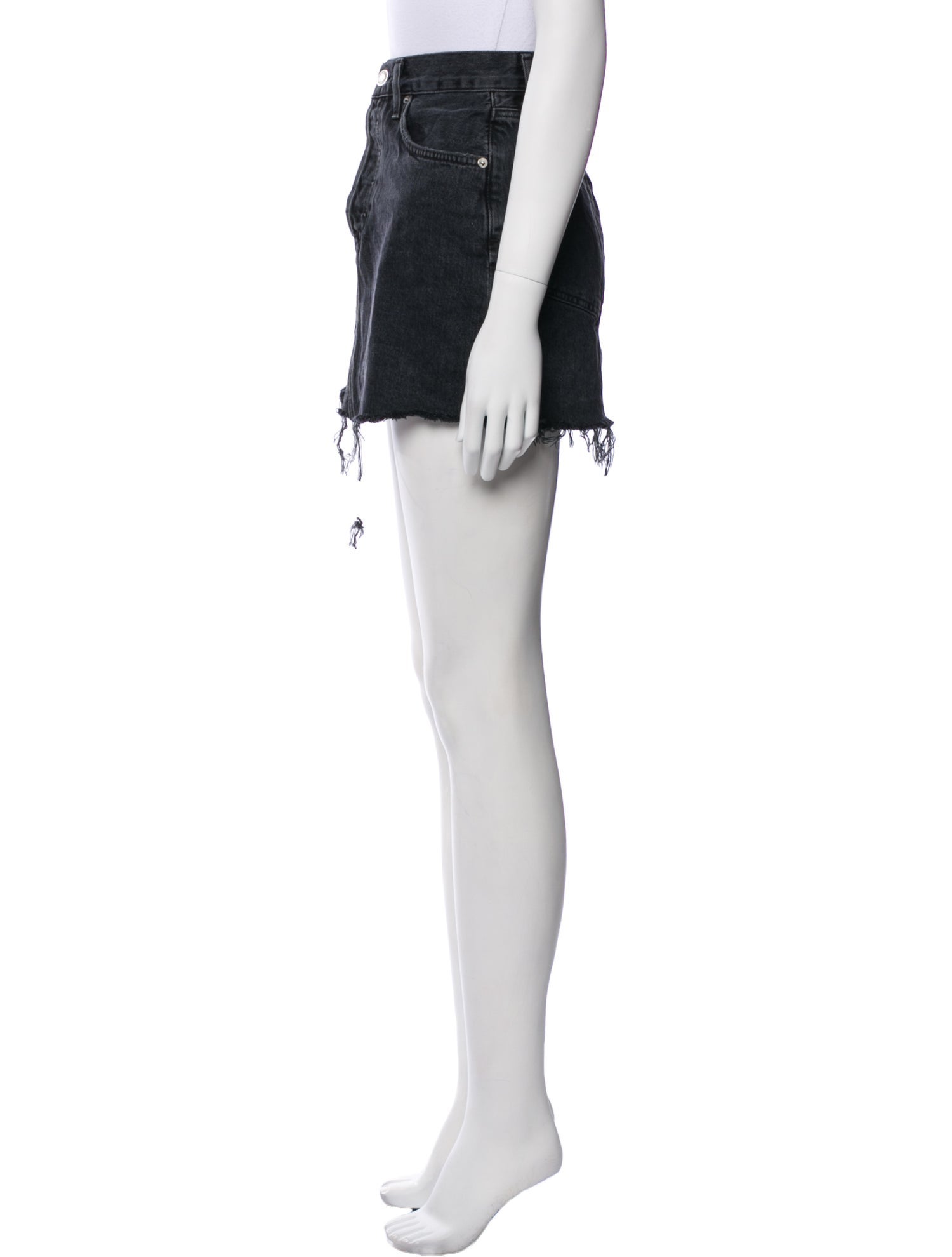 AGOLDE Distressed Accents Mini Skirt