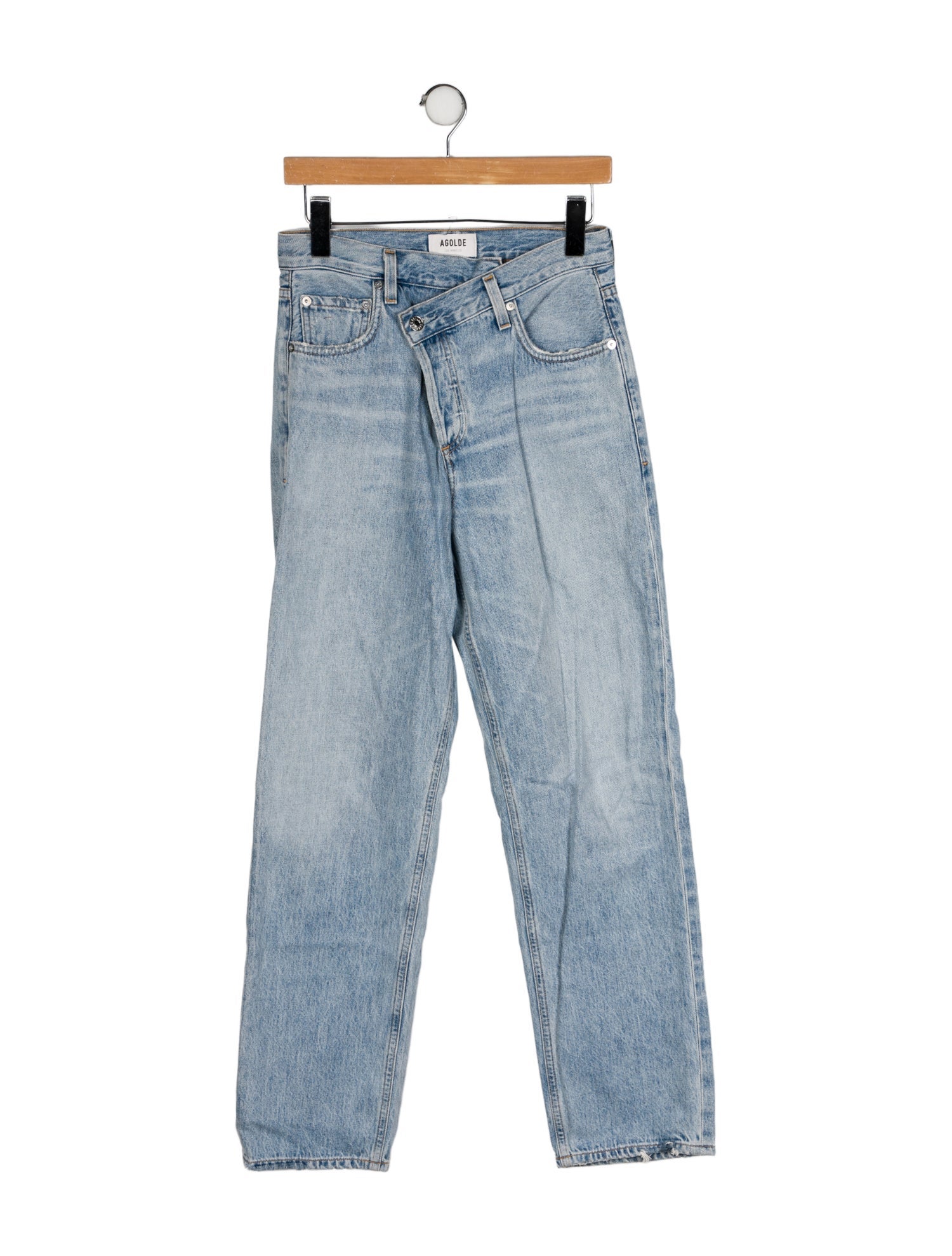 AGOLDE High-Rise Straight Leg Jeans