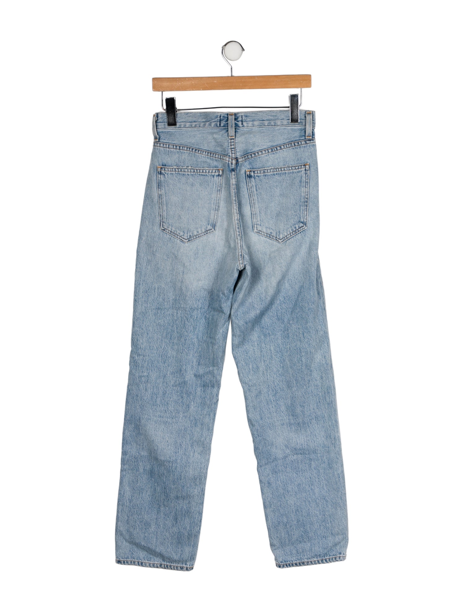 AGOLDE High-Rise Straight Leg Jeans