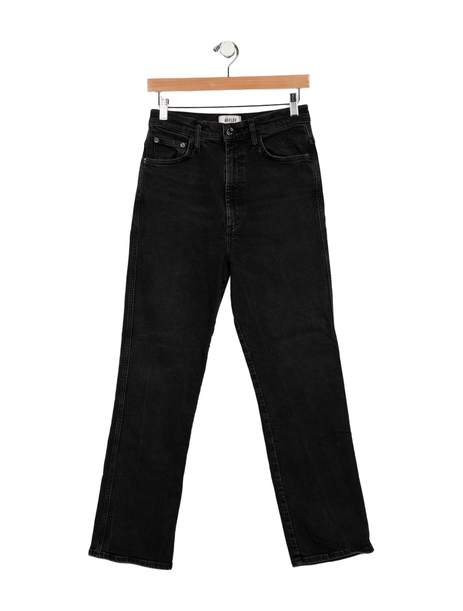 AGOLDE High-Rise Straight Leg Jeans