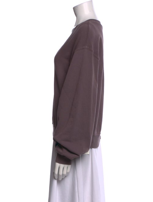 AGOLDE V-Neck Long Sleeve Sweatshirt