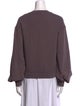 AGOLDE V-Neck Long Sleeve Sweatshirt
