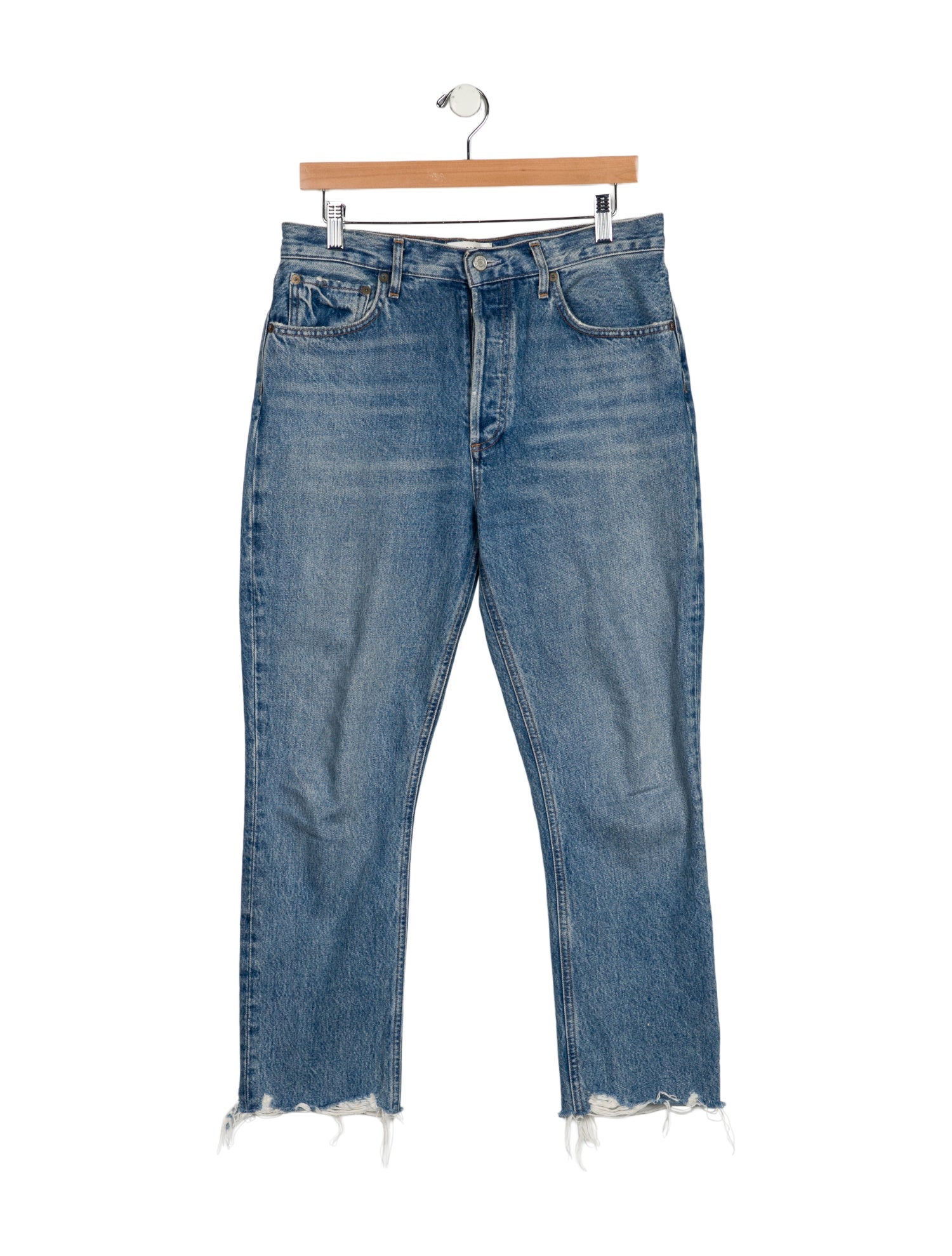 AGOLDE High-Rise Straight Leg Jeans