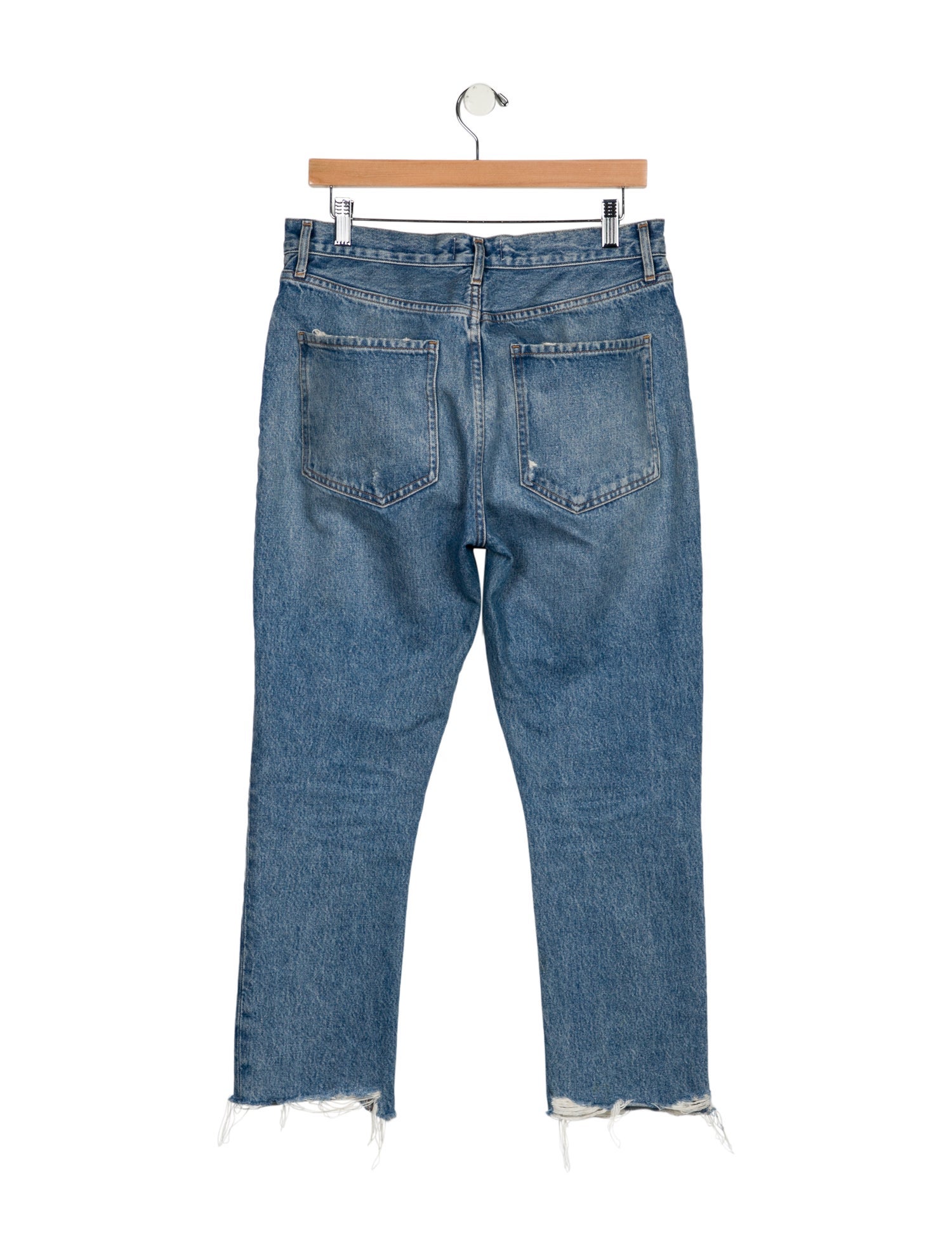 AGOLDE High-Rise Straight Leg Jeans