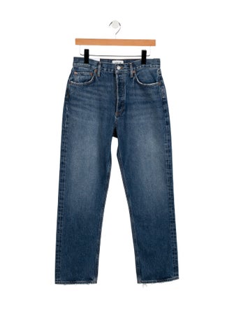 AGOLDE High-Rise Straight Leg Jeans