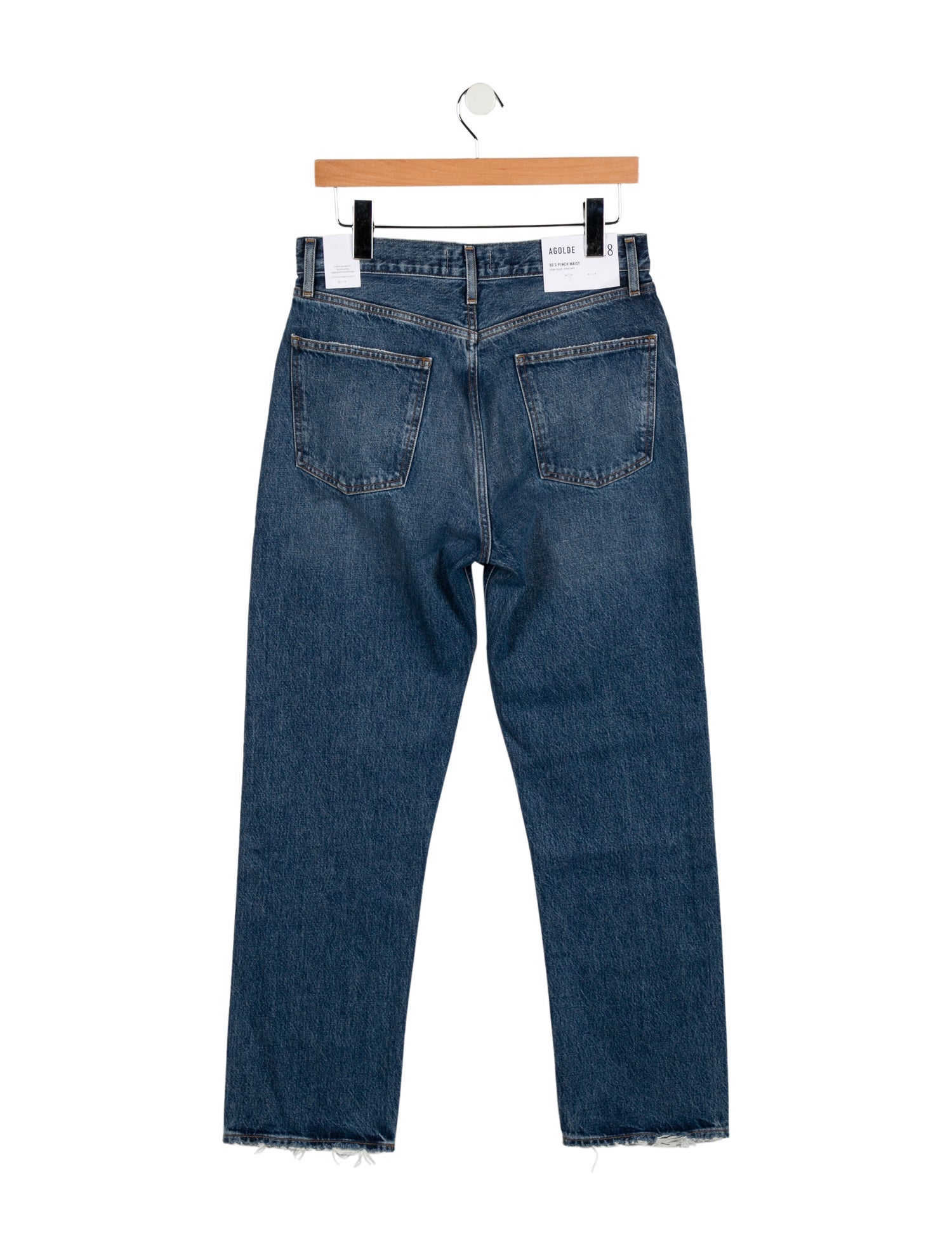 AGOLDE High-Rise Straight Leg Jeans