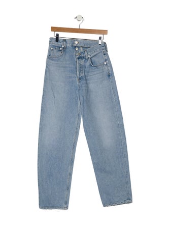 AGOLDE High-Rise Straight Leg Jeans