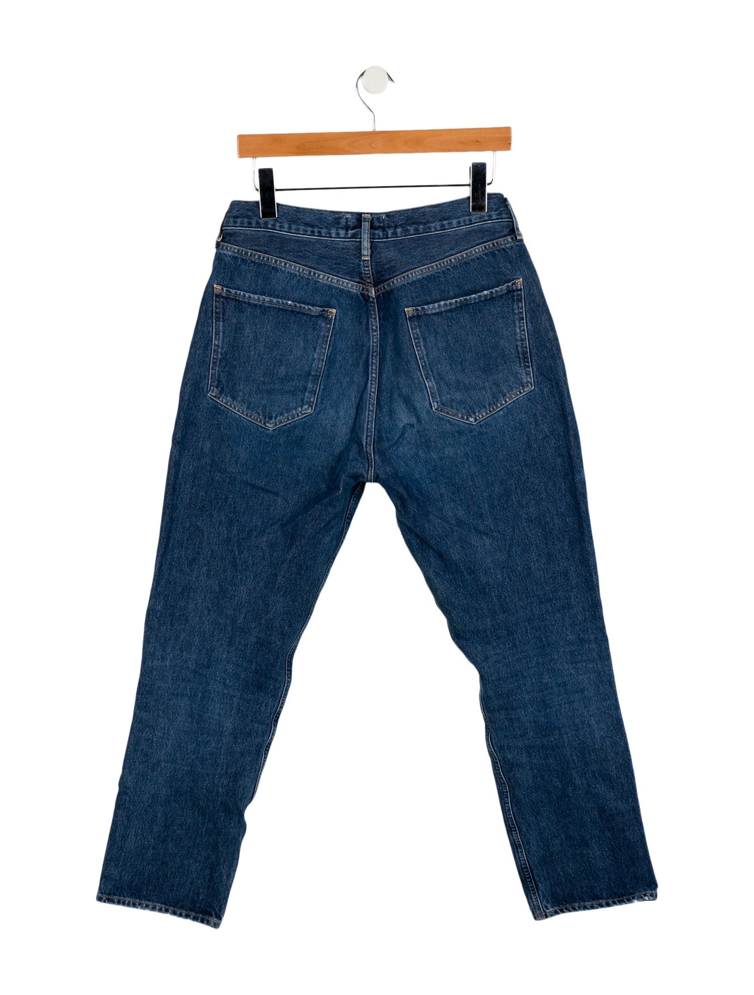 AGOLDE High-Rise Straight Leg Jeans