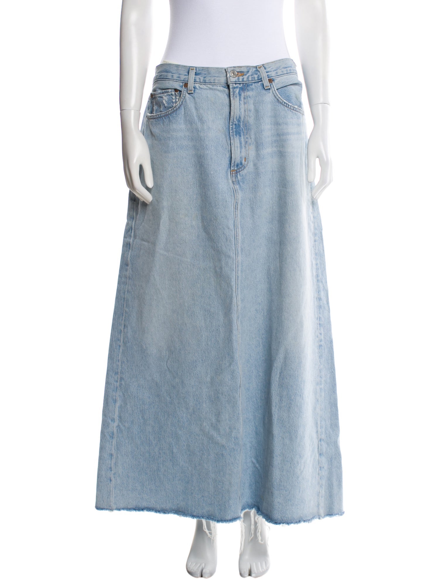 AGOLDE Midi Length Skirt