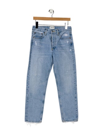 AGOLDE Mid-Rise Straight Leg Jeans