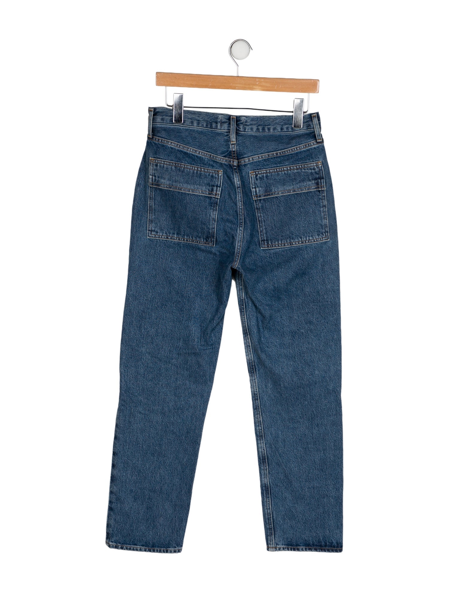 AGOLDE High-Rise Straight Leg Jeans