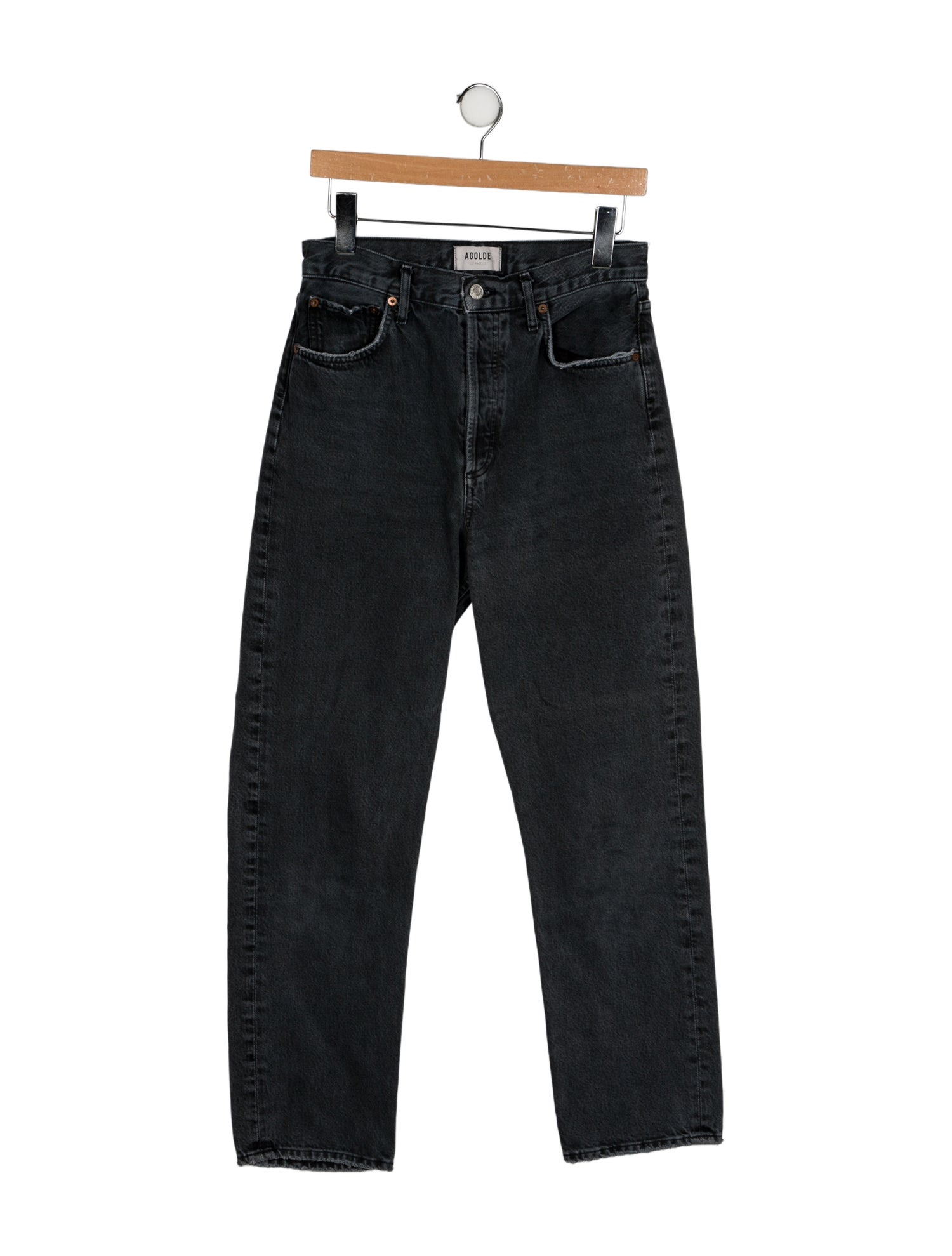 AGOLDE High-Rise Straight Leg Jeans