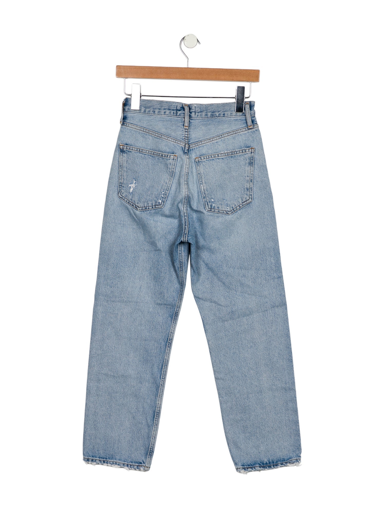 AGOLDE Mid-Rise Straight Leg Jeans