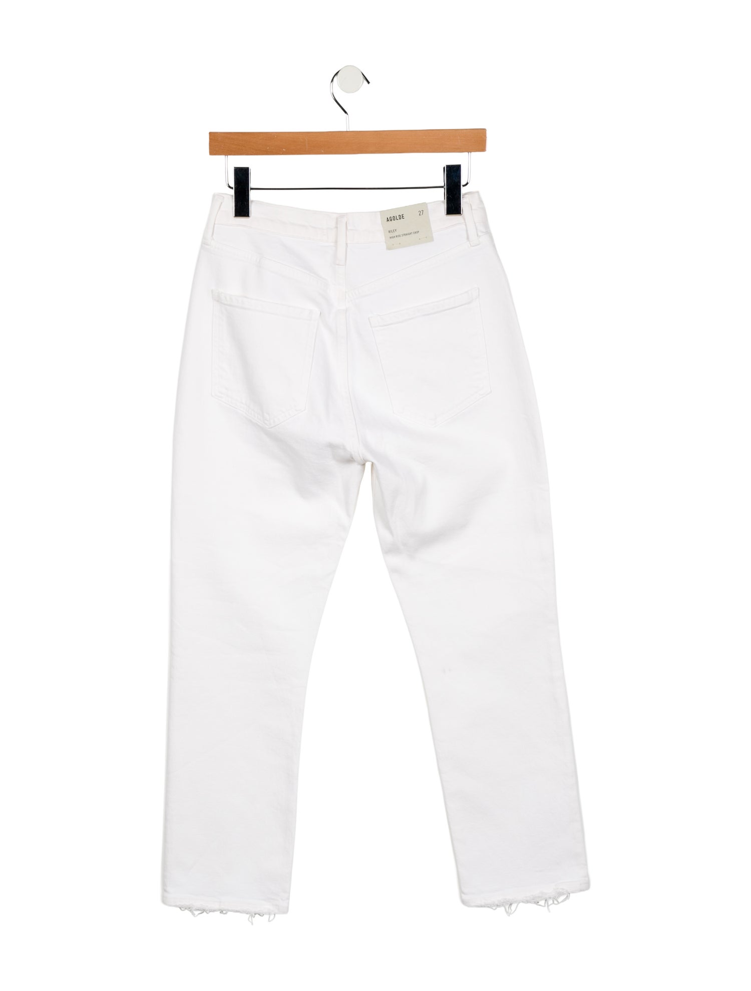 AGOLDE High-Rise Straight Leg Jeans