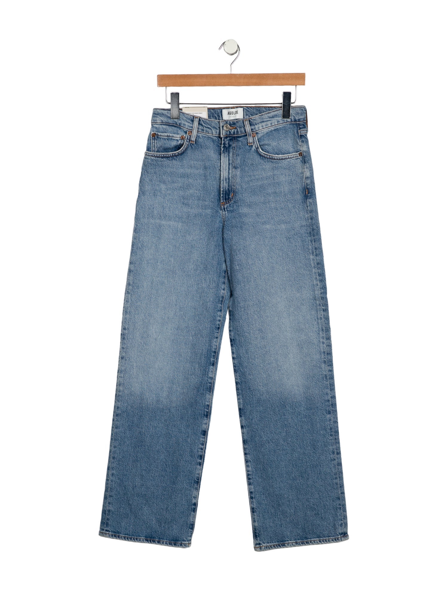 AGOLDE Mid-Rise Wide Leg Jeans w/ Tags