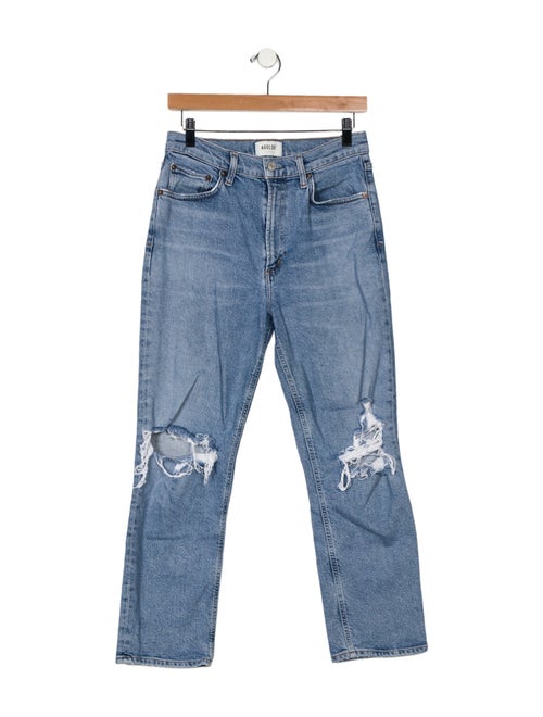 AGOLDE High-Rise Straight Leg Jeans