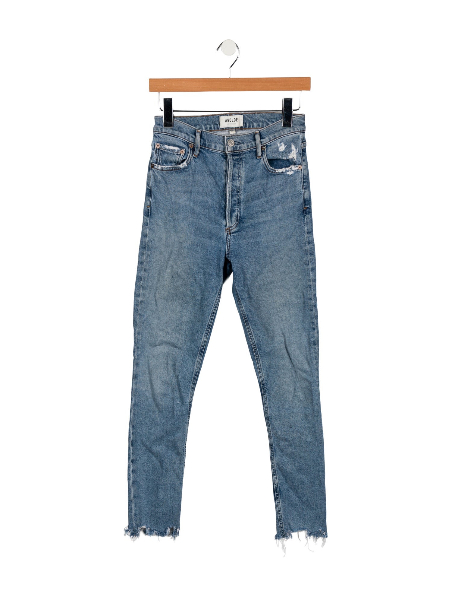 AGOLDE High-Rise Skinny Leg Jeans