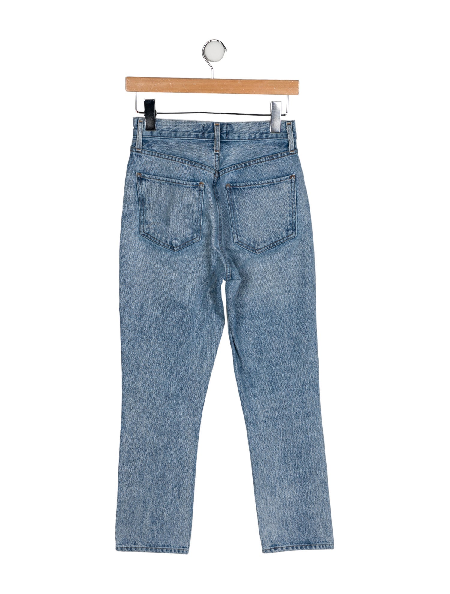 AGOLDE High-Rise Straight Leg Jeans