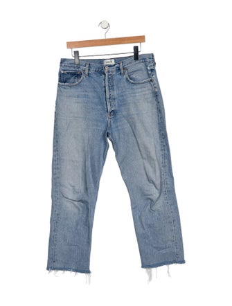 AGOLDE High-Rise Straight Leg Jeans