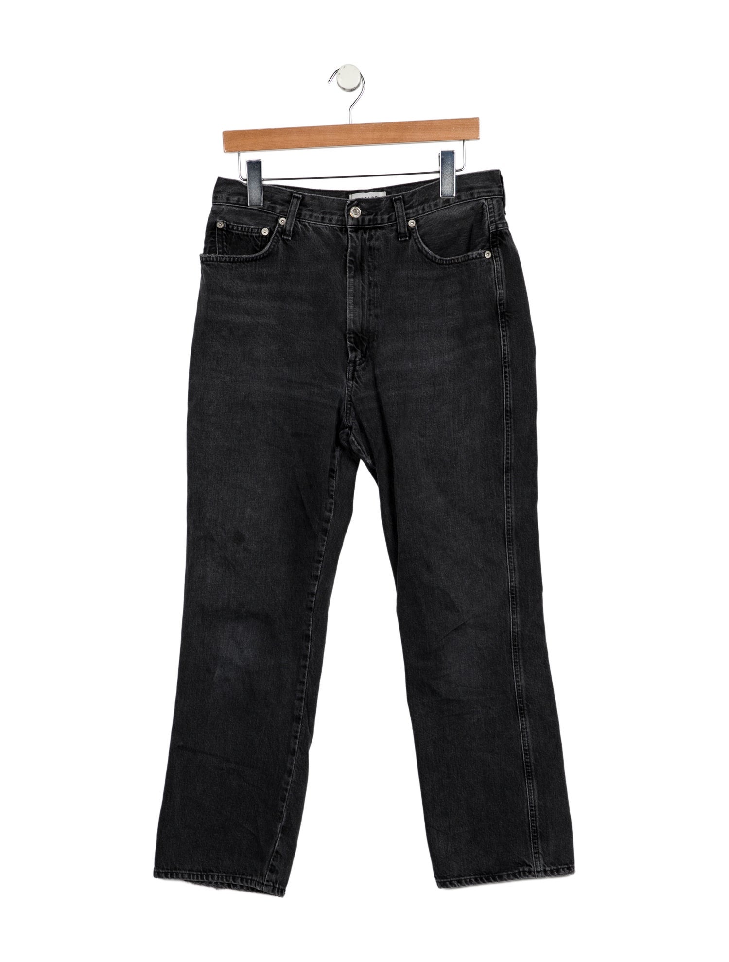 AGOLDE High-Rise Straight Leg Jeans
