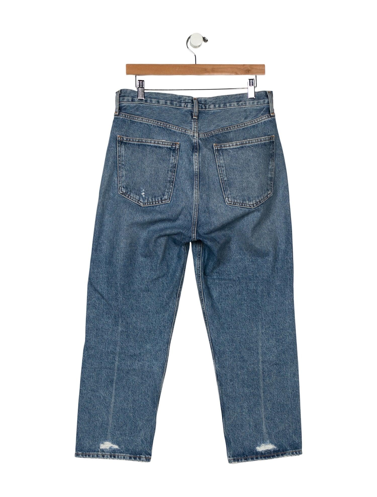 AGOLDE High-Rise Straight Leg Jeans