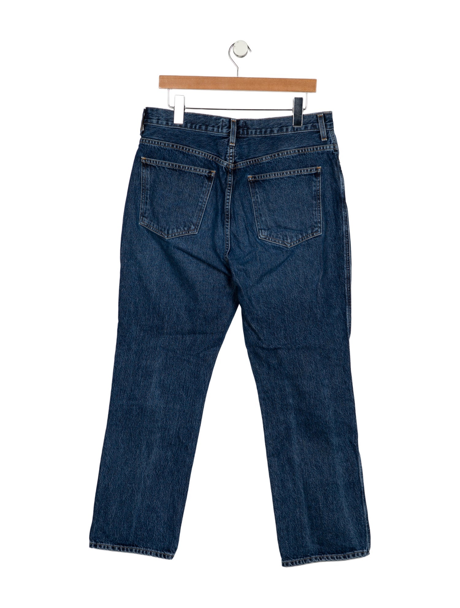 AGOLDE High-Rise Straight Leg Jeans